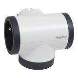 Rozgałęźnik Obrotowy 2-Gniazdowy Z/U Usb A+C Biały/Grafitowy Helmo  049437 LEGRAND