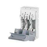 XNH00-A160-BT Rozłącznik bezpiecznikowy 160A rozmiar NH00 3P montaż na płycie wersja Basic z zaciska