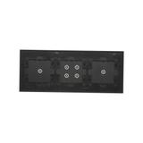 Simon 54 Touch Panel dotykowy S54 Touch 3 moduły 1 pole dotykowe + 4 pole dotykowe + 1 pole dotykowe zastygła lawa DSTR3141/73 KONTAKT