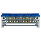 Blok rozdzielczy 2-rzędowy 15 przewodów OR-LZ-8201/15 ORNO