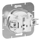 Gniazdo pojedyncze podtynkowe 2P+Z Pearl, 16A, 250V, PT-16P, srebrny