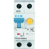 PKNM-20/1N/B/003-A-MW Wyłącznik różnicowonadprądowy 1P+N B20A 30mA typ A 236239 EATON