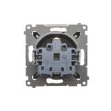 Simon 54 Gniazdo Schuko z przesłonami 16A z. śrub. antracyt