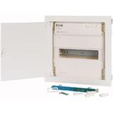 KLV-12HWS-F Rozdzielnica modułowa do ścian z regipsu płaska 1x12 kl.II IP30 zawiera listwy N/PE 1788