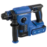 Młotowiertarka SDS plus 18V RawlHAMMER 24mm 2,1J – 2 akumulatory 5,0 Ah ładowarka 6,5 A walizka 1szt. R-PRH18-24-XL2 RAWLPLUG