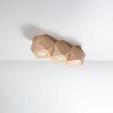 Sollux Plafon WOODY 3 naturalne drewno SL.1010