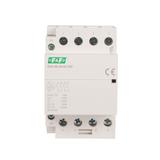 Stycznik modułowy, montaż na szynie, styki 4xNO, 63A, 24V DC