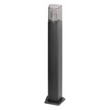 PEONIA oprawa ogrodowa słupek z czujnikiem PIR E27 max. 15W IP54 75 cm czarna AD-OP-6582BE27PPR ORNO