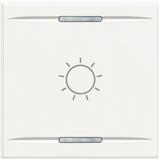 AXOLUTE MYHOME - KLAWISZ ''ŚWIATŁO'' 2M BIAŁY, HD4911M2BA, Bticino