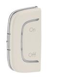 MY HOME VALENA ALLURE - KLAWISZ LEWY ON/OFF KREMOWY, Legrand