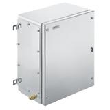 KTB MH 403015 S2N3 Metalowa obudowa iskrobezpieczna, 300 x 400 x 150 mm, nieobrobiony, Płytka kołnierzowa: Tak, na dole, z lewej strony, z prawej strony, 4 zawiasy i wkr /1szt./ 1194930003 WEIDMÜLLER