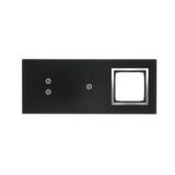 Simon 54 Touch Panel dotykowy S54 Touch 3 moduły 2 pola dotykowe pionowe + 1 pola dotykowe + 1 otwór na osprzęt S54 księżycowa lawa DSTR3310/74 KONTAKT