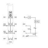 moduł 8DI 24V DC 0,2ms WAGO