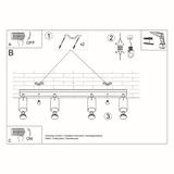 Sollux Plafon RING 4L biały SL.0331