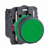 Harmony XB5 Przycisk płaski czarny z samopowrotem bez oznaczenia plastikowy XB5AA35 Schneider