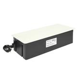 NOEN Kaseta meblowa wpuszczana w blat ze zintegrowaną ramką PCV na gniazda modułowe 3 x 45x45mm lub