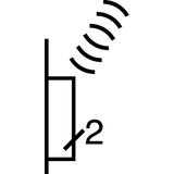 BERKER K.5 KNX RF quicklink Przycisk radiowy podwójny płaski aluminium lakierowana 85656277 HAGER