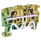 ESH-EFCE.4 Złączka sprężynowa ochronna 4 mm2 (żółto-zielona)