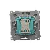 Simon Basic Łącznik świecznikowy 10A 250V szybkozłączka srebrny mat BMW5.01/43 KONTAKT