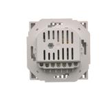 Simon Basic Regulator temperatury z czujnikiem wewnętrznym 16A 230V. Montaż gniazda na wkręty do puszki srebrny mat BMRT10W.02/43 BMRT10w.02/43 KONTAKT
