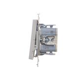 Simon 55 Łącznik krzyżowy podwójny szybkozłączka Aluminium mat TW7/2.01/143 KONTAKT