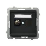 SONATA Gniazdo ekwipotencjalne pojedyncze - kolor czarny metalik