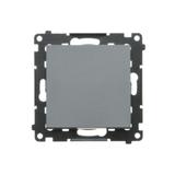 Simon 55 Przycisk zwierny pojedynczy zwierny bez piktogramu szybkozłączka Grafitowy mat