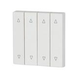 CWIZ-04/58 Klawisz poczwórny biały połysk roletowy 193995 EATON