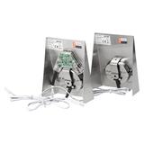 Zestaw opraw podszafkowych LED 2,5W 180lm 4000K z wyłącznikiem bezdotykowym INOX AD-OM-6207L4 ORNO