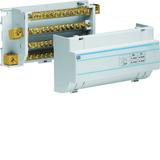 Blok rozdzielczy 160A 4P 20kA 1x50/3x35+8x16 KJ01D HAGER