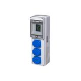 Rozdzielnica RSE-01 -okienko inspekcyjne 4 moduły -wyposażona w okablowanie do podłączenia zabezpiec