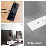 INCARA: MULTILINK - 2X2P+Z / USB A+C / RJ45 / HDMI - 2,0 M-METAL, Legrand