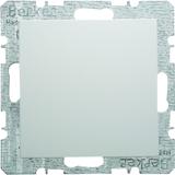 BERKER B.X/S.1 Zaślepka z płytką czołową z cokołem i pazurkami biały 6710098989 HAGER