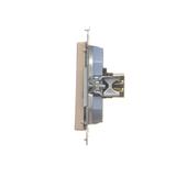 Simon 55 Gniazdo HDMI podwójne Szampański mat TGHDMI2.01/144 KONTAKT