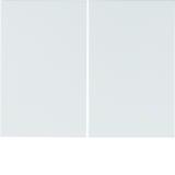 BERKER K.1 Klawisze do łącznika 2-klawiszowego biały 14357009 HAGER