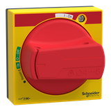 Uchwyt obrotowy czerwony IP65