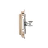 Simon Basic Adapter (przejściówka) na osprzęt standardu 45 × 45 mm. Montaż do puszki na łapki i wkręty beż BMA45M/12 KONTAKT
