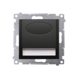 Simon 54 Oprawa oświetleniowa LED 230V AC 1.1 W białe zimne 5900 K czarny
