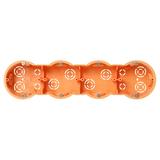 Puszka podtynkowa 60 mm płytka czterokrotna do G/K OR-JB-13813/4 ORNO