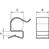 BCC 4-7 D9, Zacisk nośny