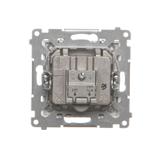 Simon 55 Gniazdo antenowe satelitarne podwójne SAT-SAT-RTV 2x Wejście: 5 MHz÷2,4 GHz Aluminium mat TASK2.01/143 KONTAKT