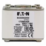 FUSE 400A 690V 2BN/50 AR UC Wkładka szybka 400A AC 690V rozmiar 2 61x77x51 mm aR IEC UL w 170M5408 E