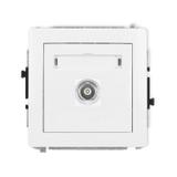 DECO Mechanizm gniazda pojedynczego BNC biały