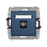 MINI Gniazdo pojedyncze BNC navy blue 64MGBNC-1 KARLIK