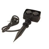 Gniazdo ogrodowe 2x2P+Z IP44 przewód 1,5m H07RN-F 3x1,5mm2 OR-AE-13138 ORNO