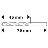 Wiertło do drewna spiralne, 4 x 70 mm