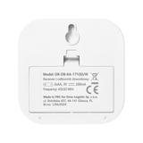 ATEL DC, dzwonek bezprzewodowy bateryjny, learning system, 38 dźwięków, 150m, biały