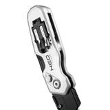 Nóż z ostrzem trapezowym składany 1+3 ostrza, 2 bity