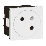 MOSAIC GN 2P+Z UKOŚNE POD KĄTEM 45 PODŁĄCZ PRZEZ ZAC AUTOMAT-2 MOD ALU 16A-250V, Legrand