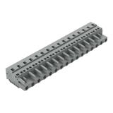 MCS-MIDI Classic gniazdo 16-bieg. szare raster 7,5 mm /10szt./ WAGO